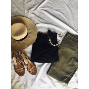 🖤🌻Anthropologie Black Lace Shirt 🌻🖤